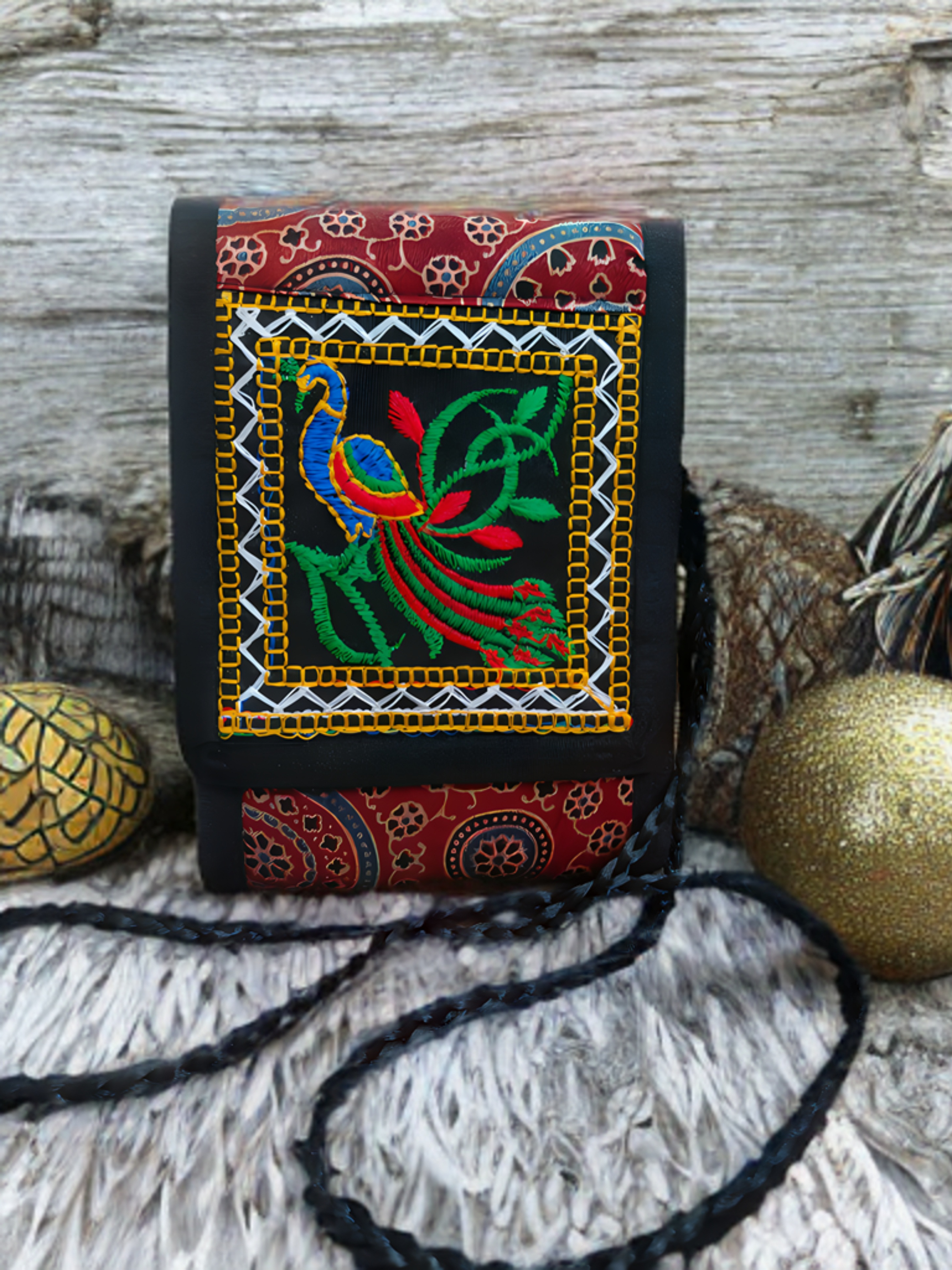 Handcrafted Kutchi Embroidered Sling Bag – Bhuj Artistry