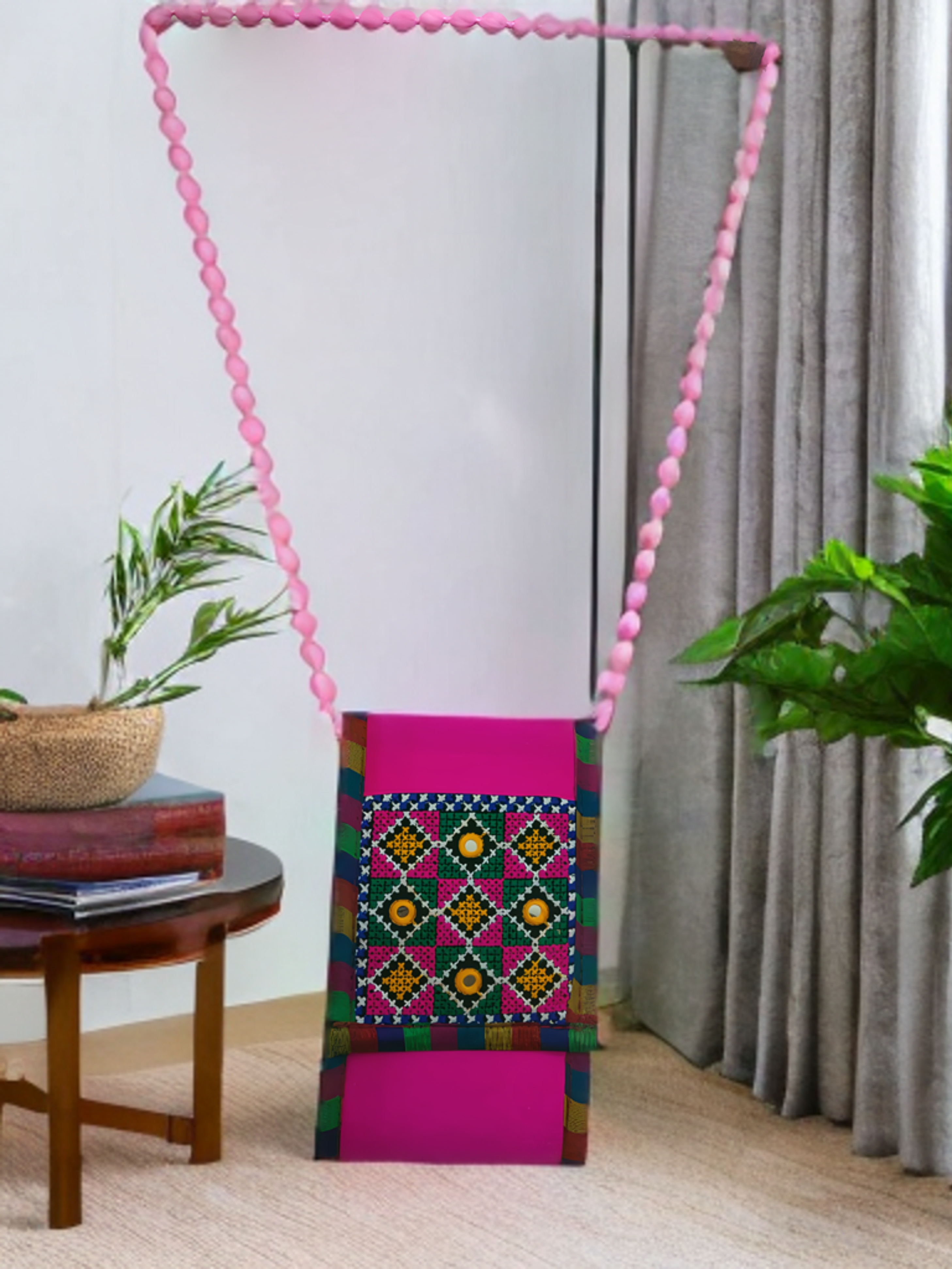 Handcrafted Kutchi Embroidered Sling Bag – Bhuj Artistry