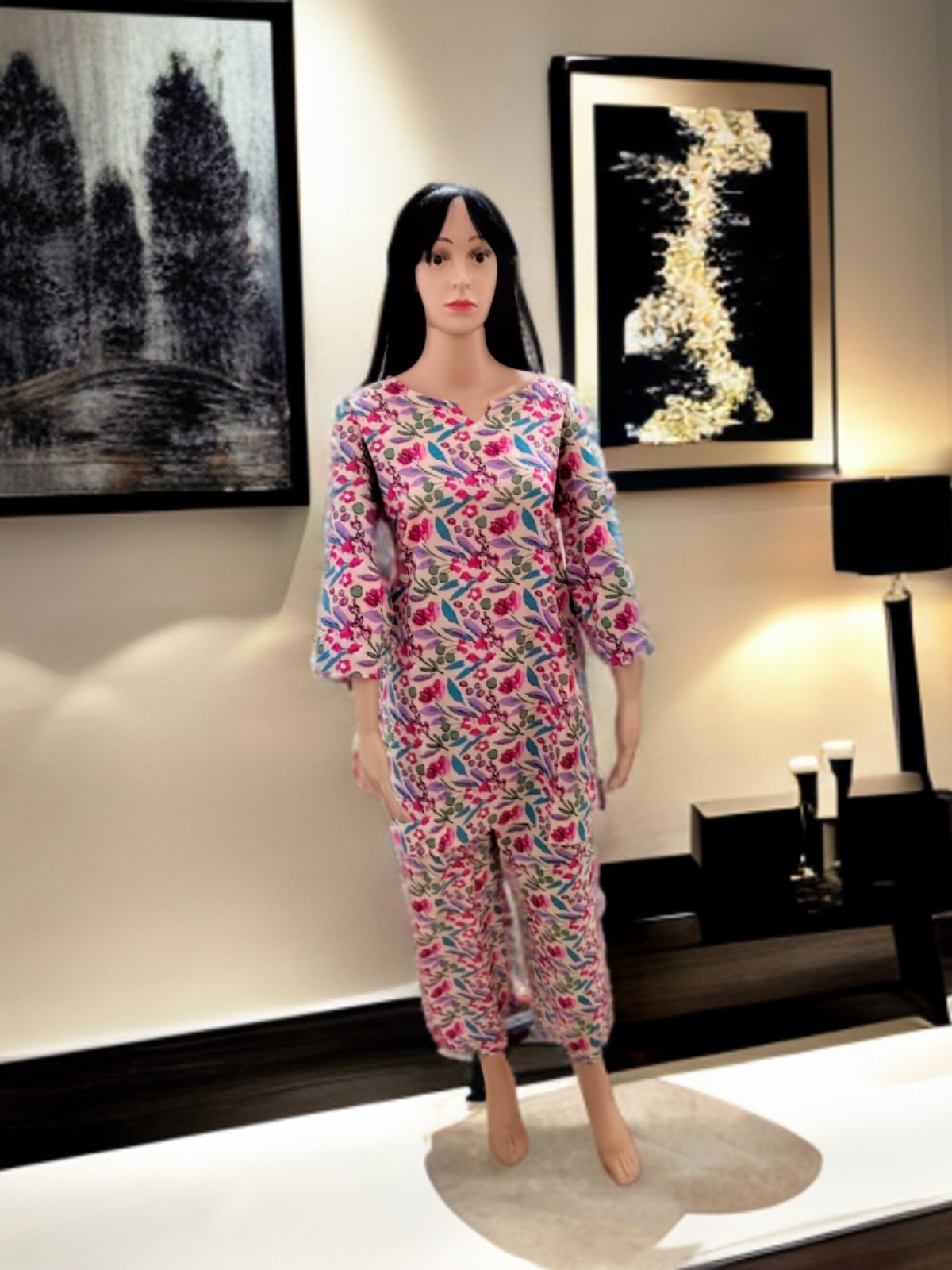 CO-ORD SET PINK FLORAL