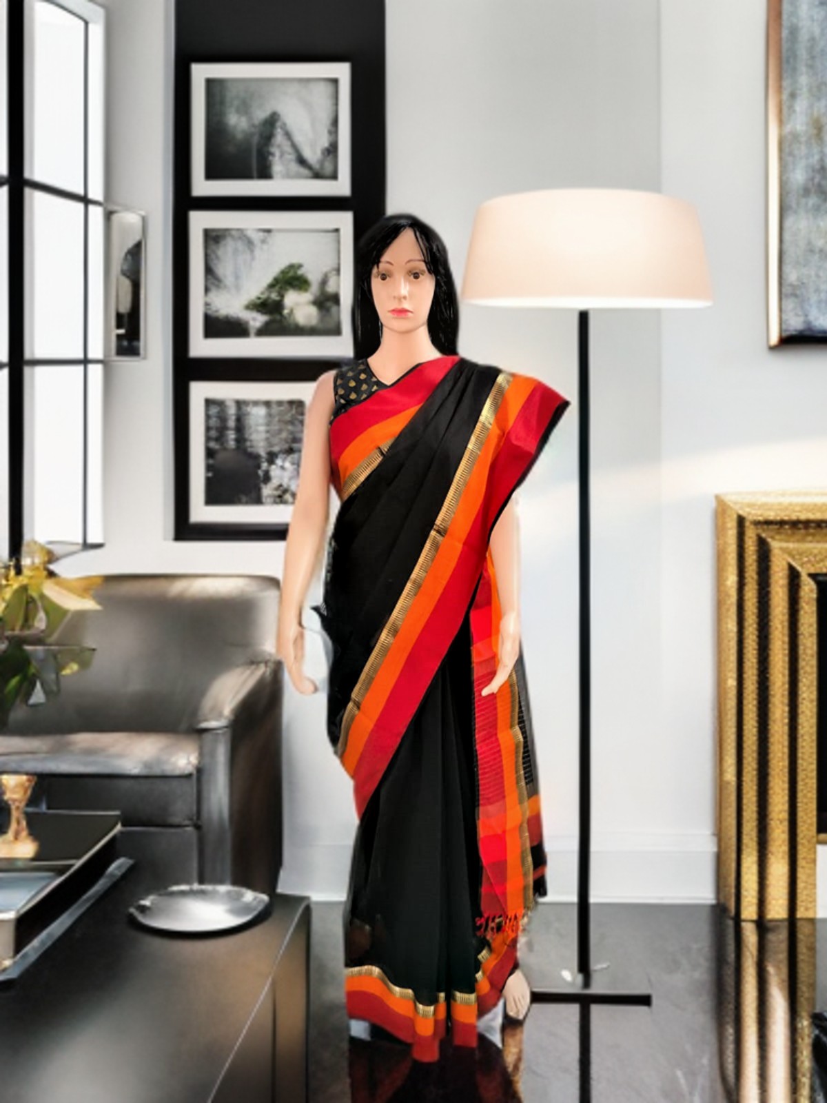 MAHESHWARI COTTON SILK SAREE