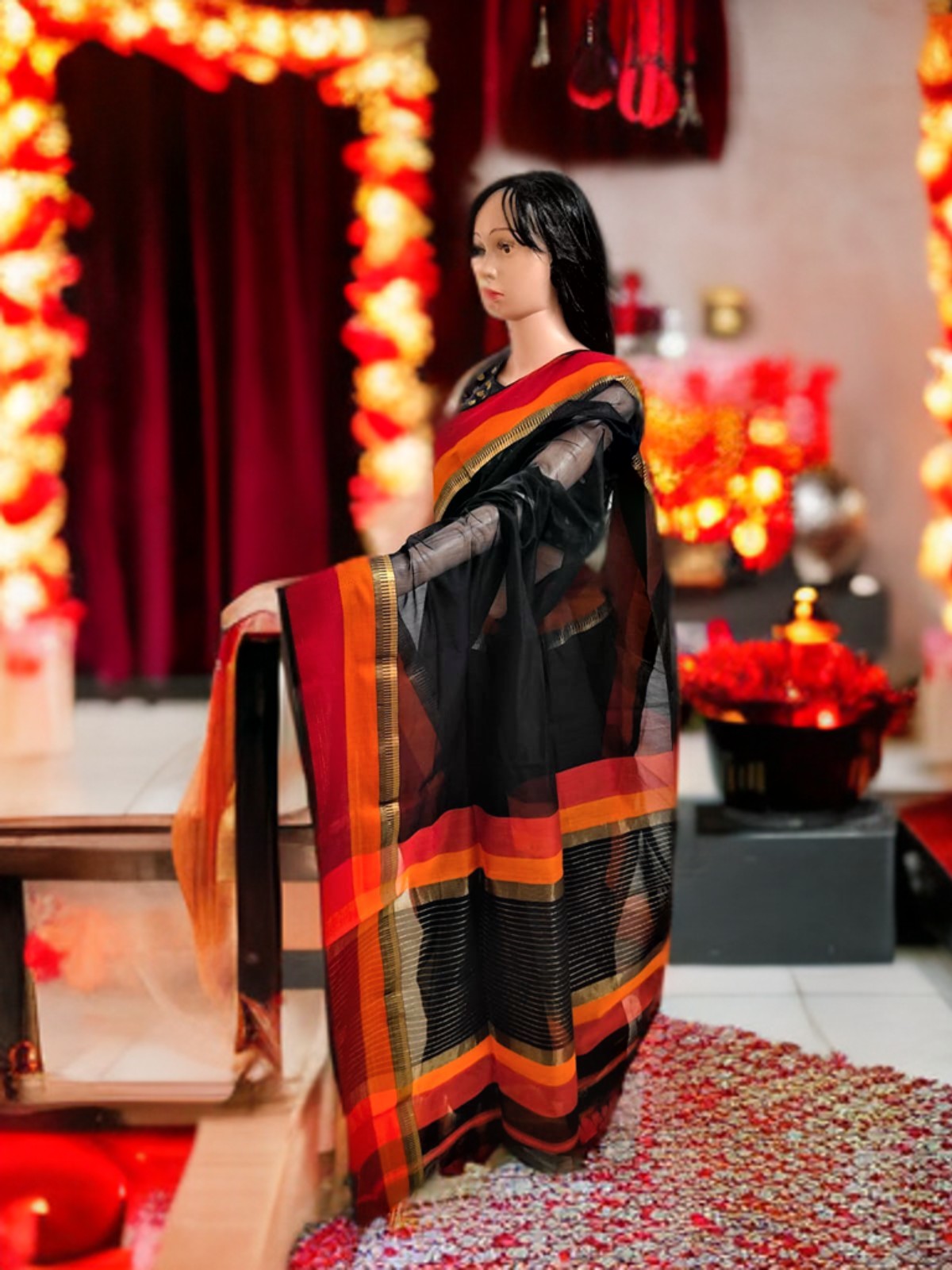 MAHESHWARI COTTON SILK SAREE