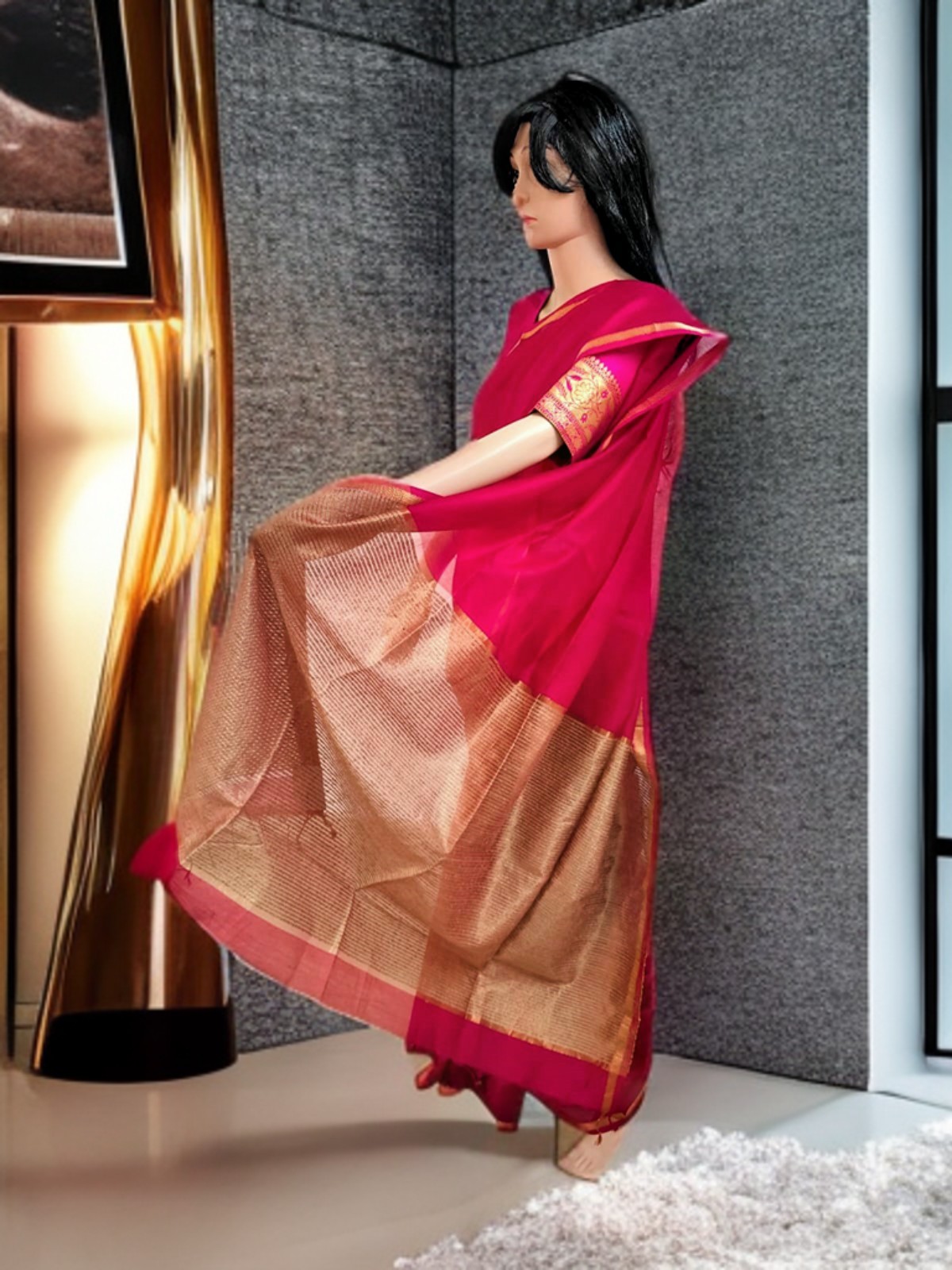 MAHESHWARI COTTON SILK SAREE