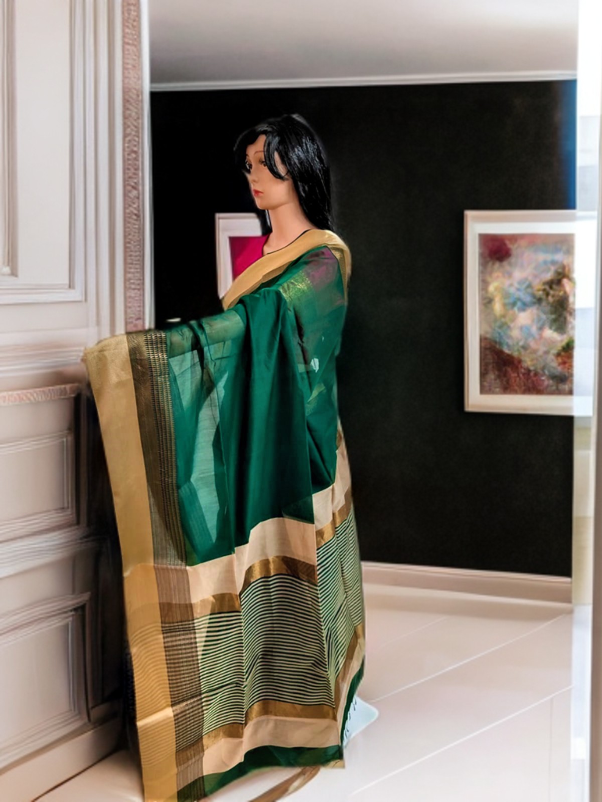 MAHESHWARI COTTON SILK SAREE