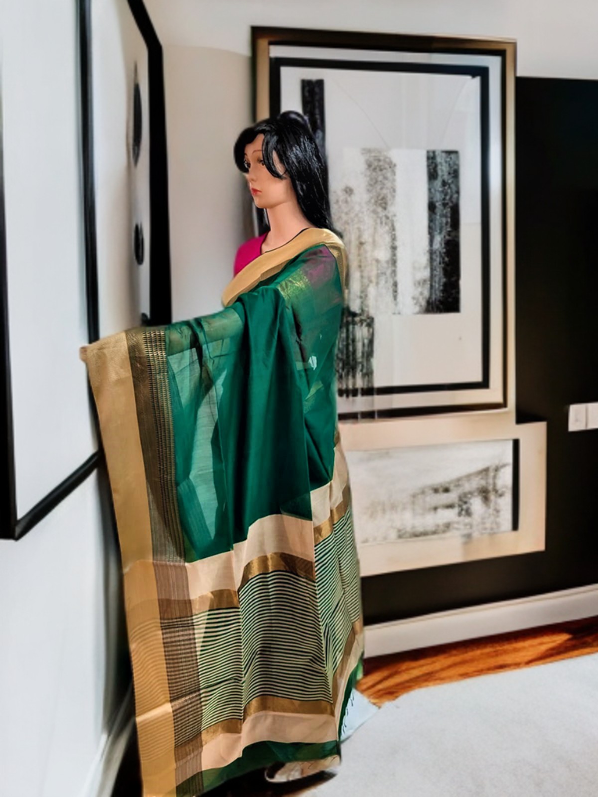 MAHESHWARI COTTON SILK SAREE