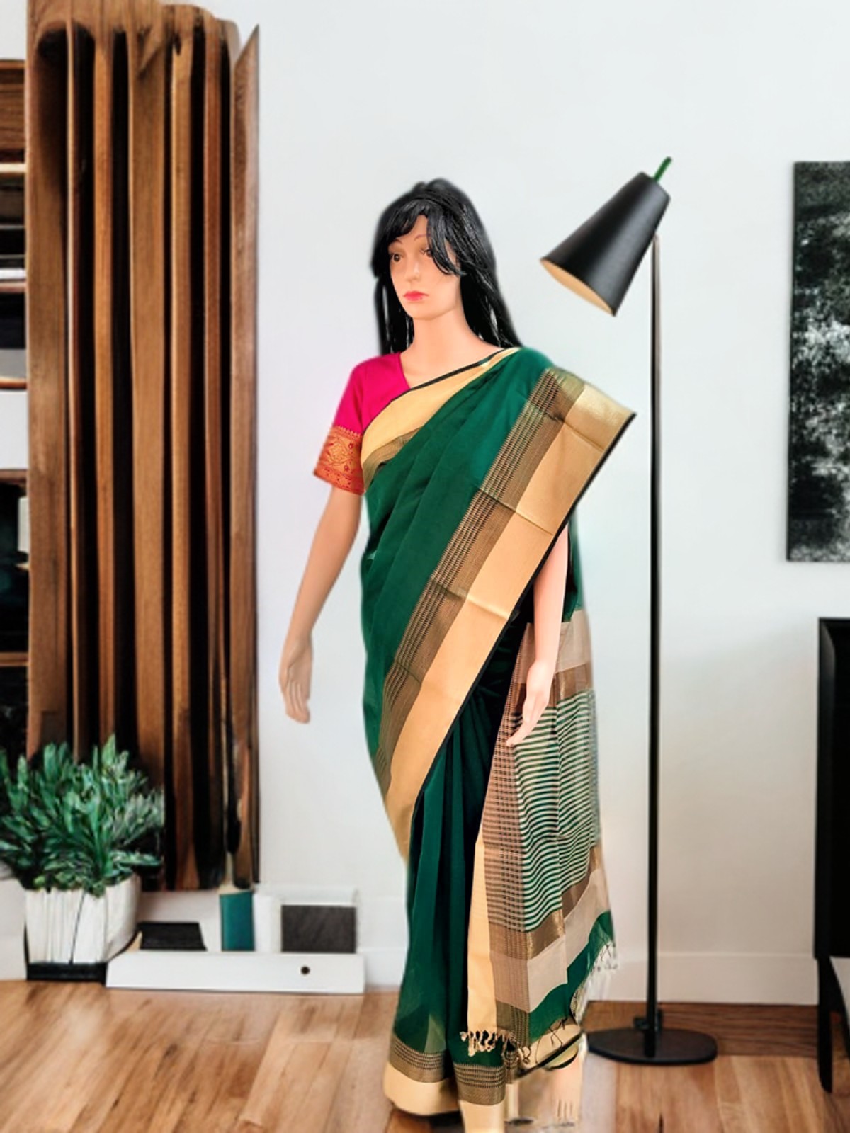 MAHESHWARI COTTON SILK SAREE