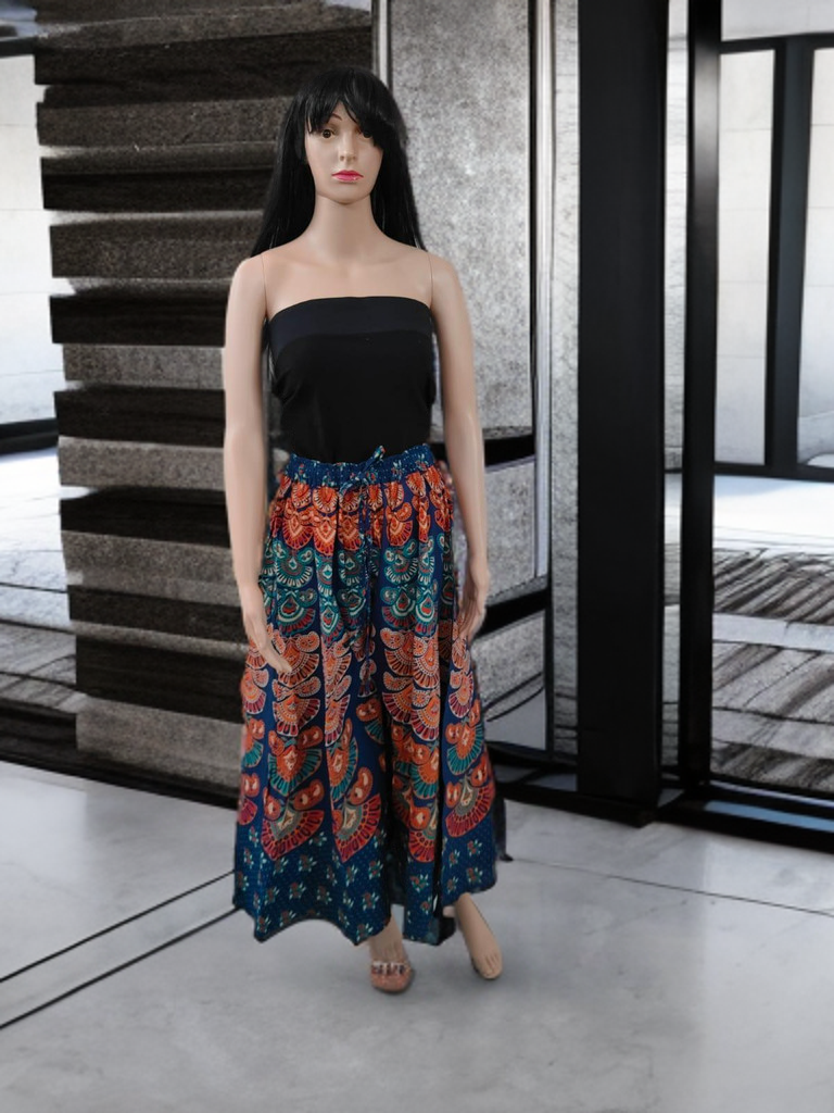Jaipuri Printed Cotton Divider Skirt – “Grace in Every Fold, Jaipur in Every Thread”