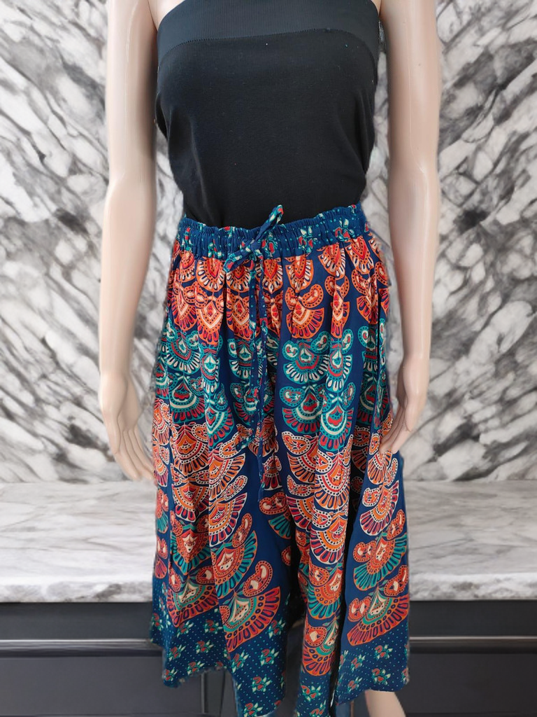 Jaipuri Printed Cotton Divider Skirt – “Grace in Every Fold, Jaipur in Every Thread”