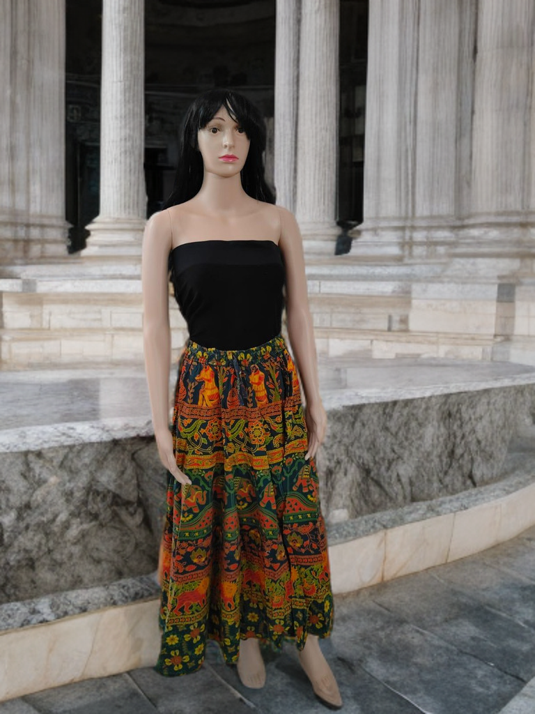 Tribal Tales Jaipuri Cotton Skirt 