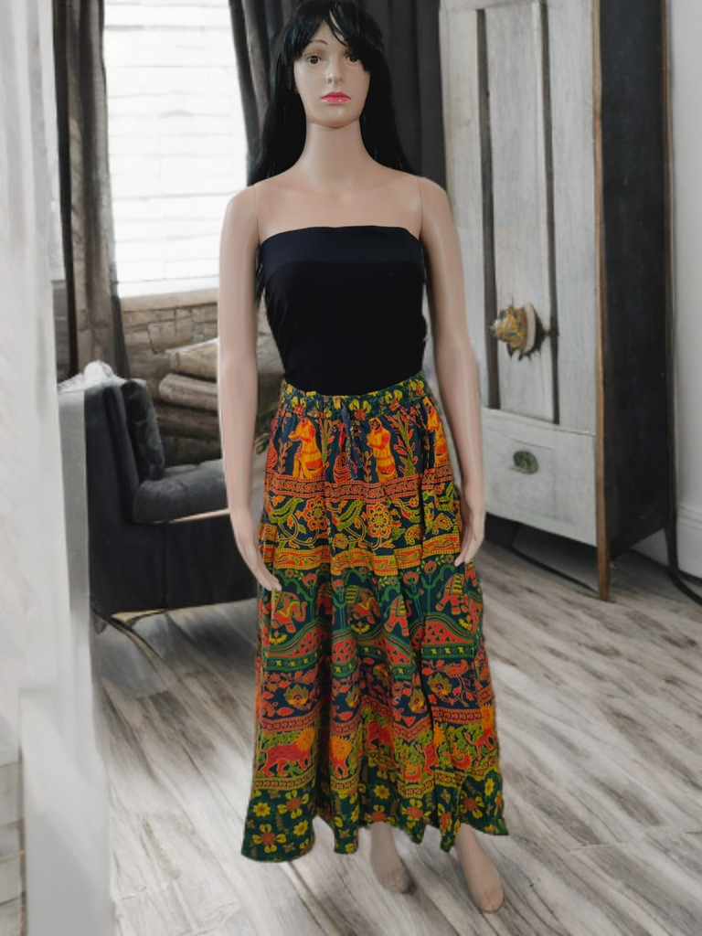 Tribal Tales Jaipuri Cotton Skirt 