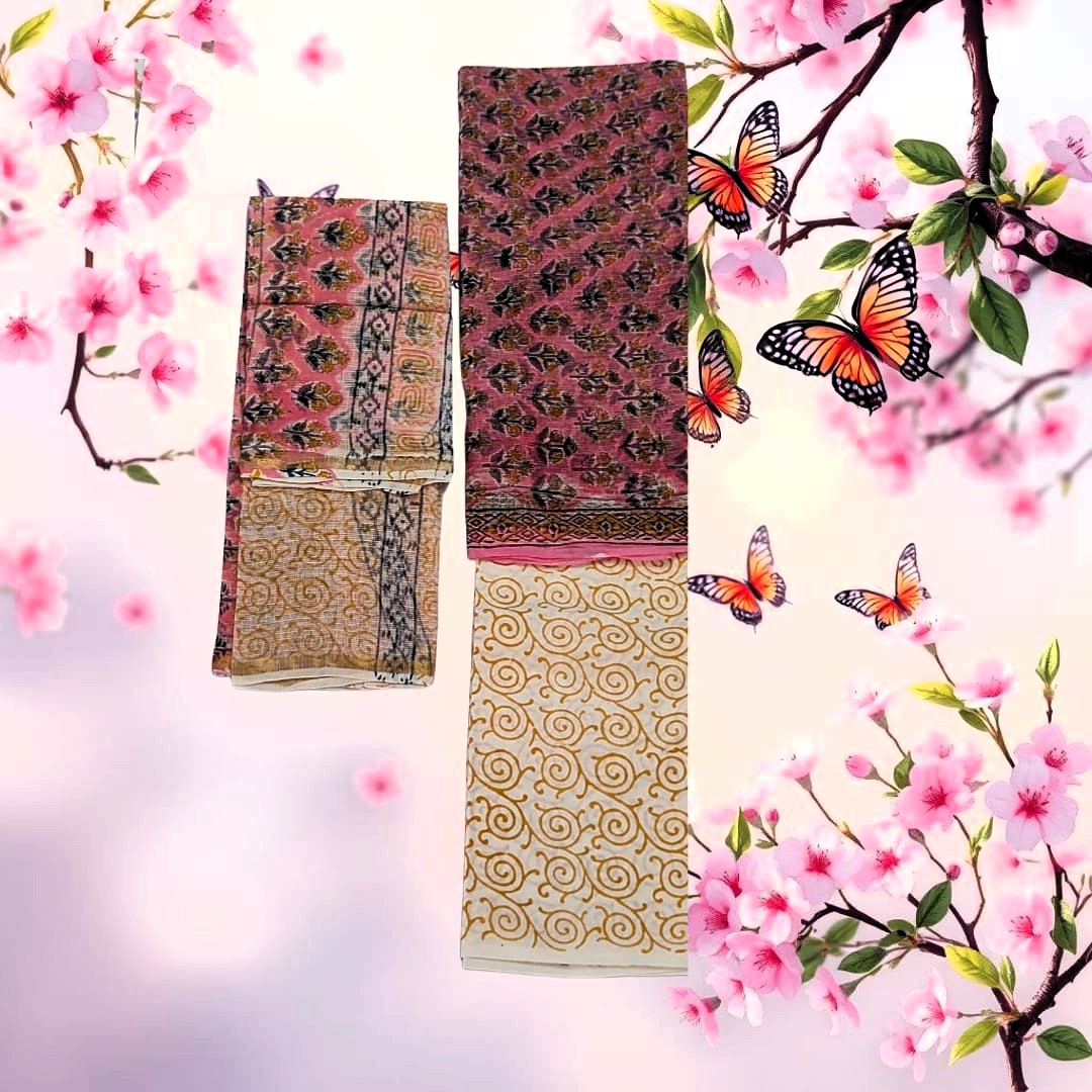 Gulaabo Kota Doria Cotton Suit Set – As Light as Breeze, As Bold as Blooms