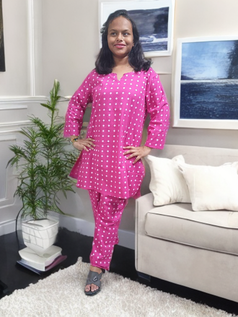 CO-ORD SET RANI PINK 