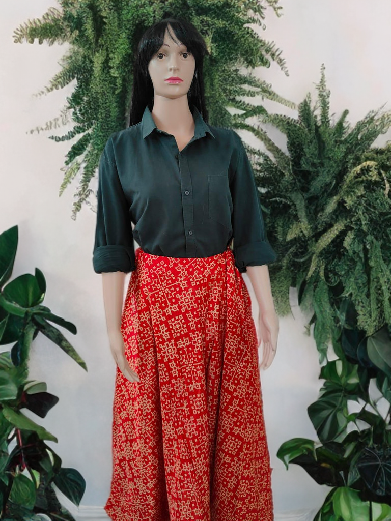 Bhujodi Modal Silk Skirt 