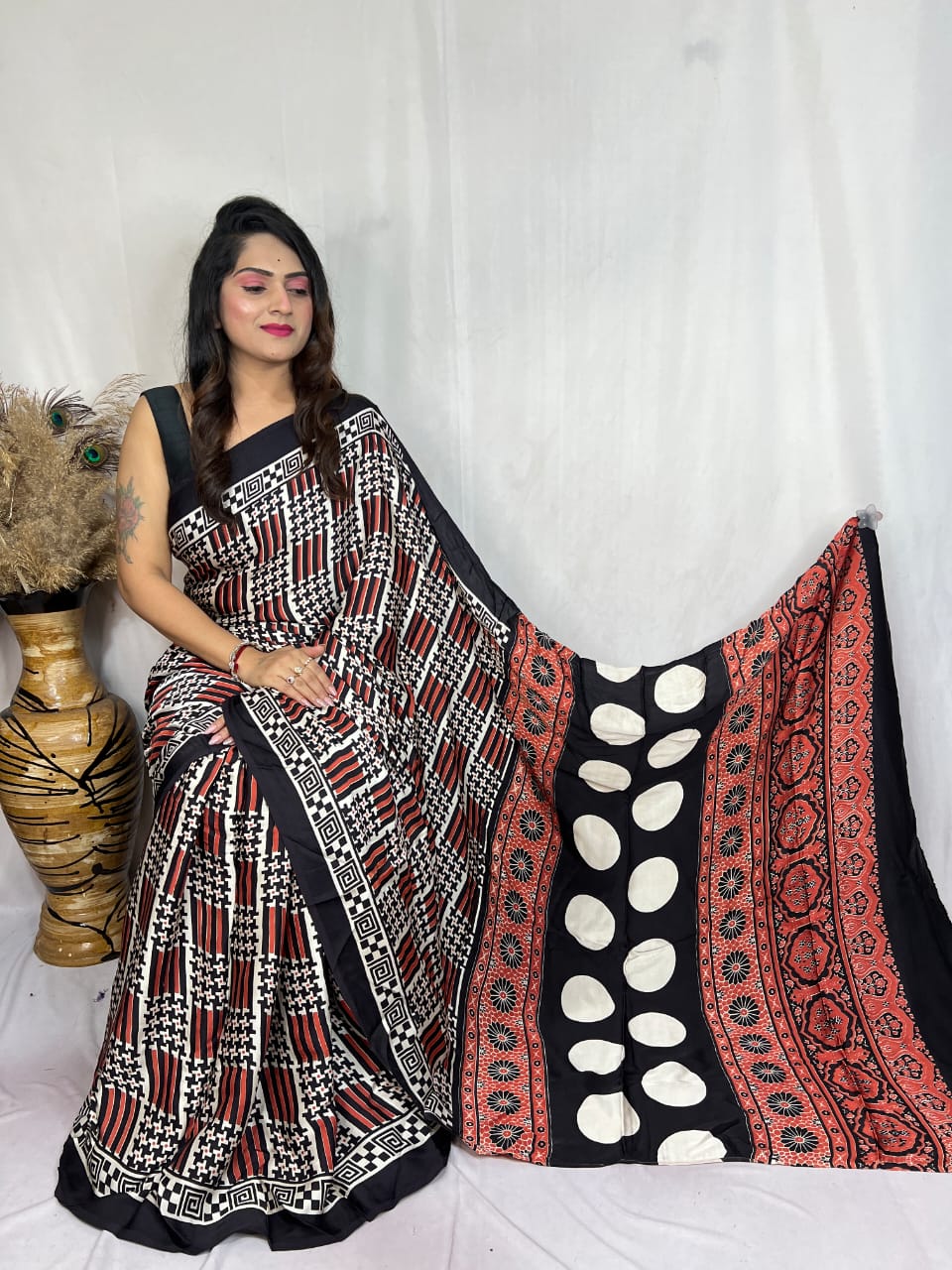 AJKRAH MODAL SILK SAREE