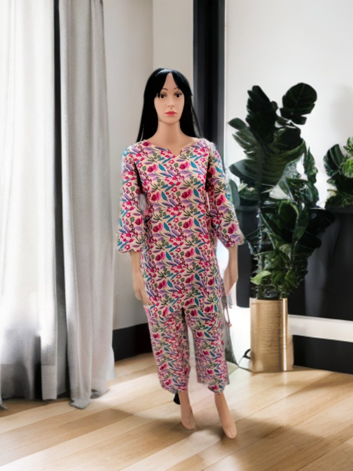 CO-ORD SET PINK FLORAL