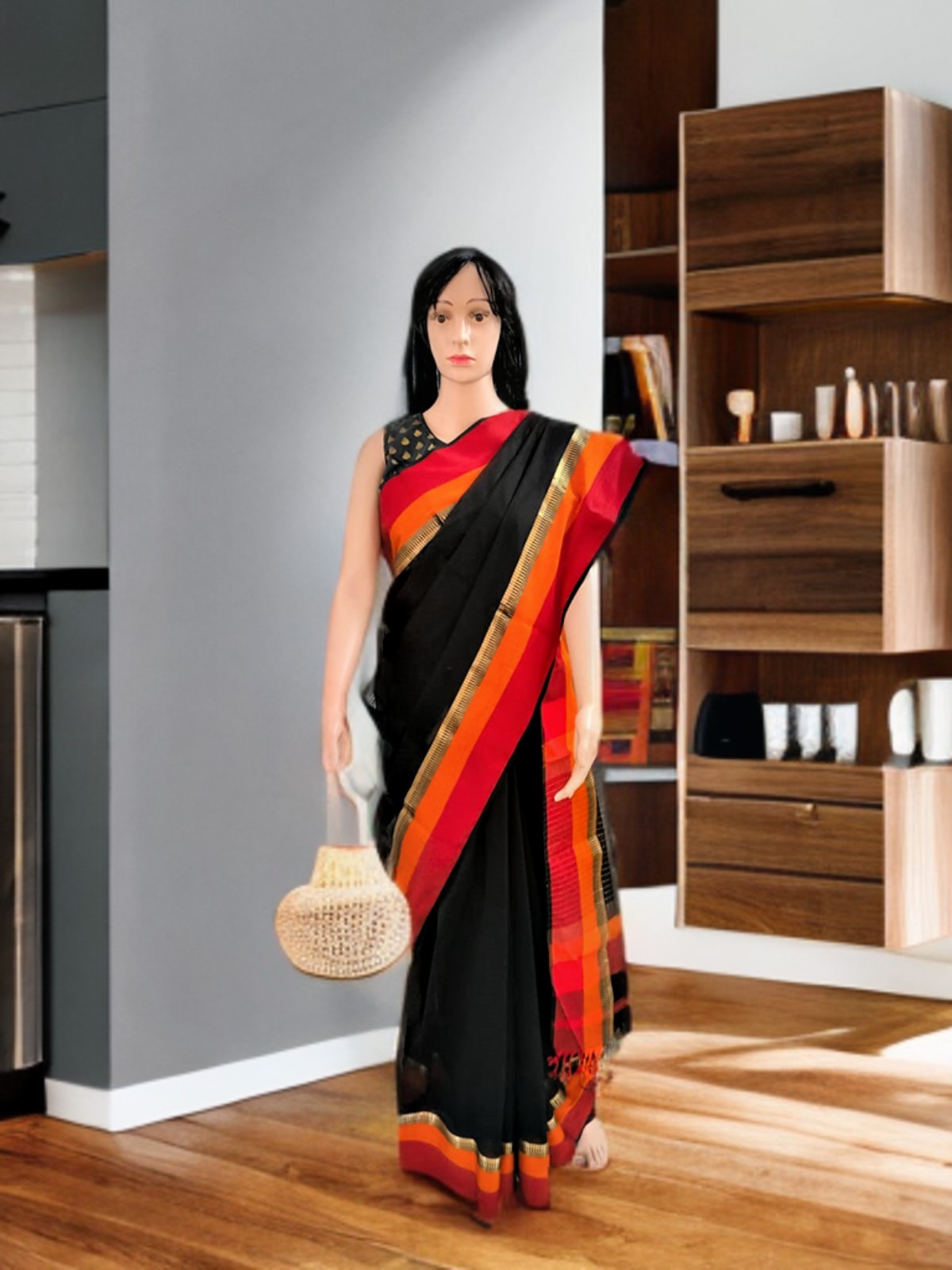 MAHESHWARI COTTON SILK SAREE