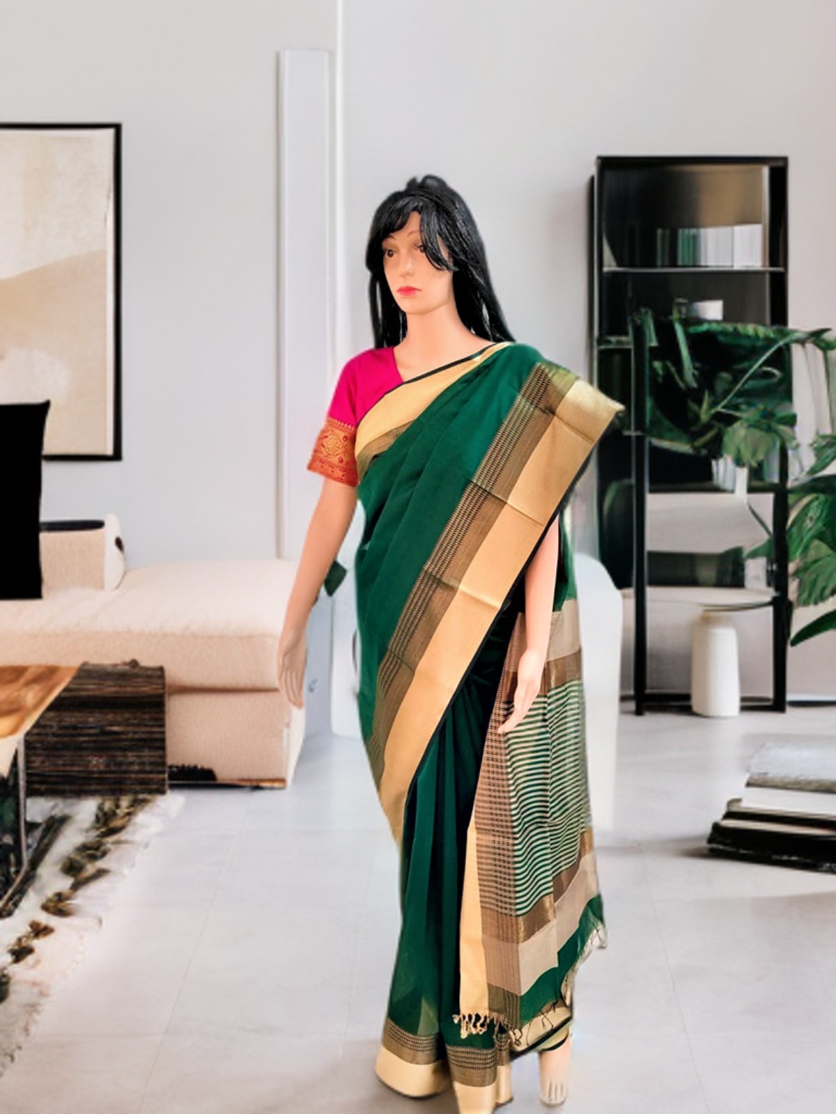 MAHESHWARI COTTON SILK SAREE