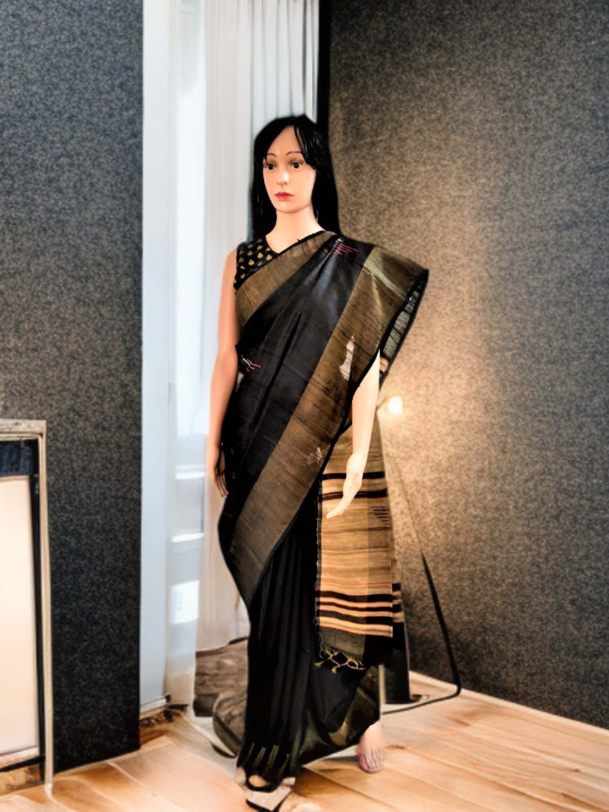 BHAGALPURI TUSSAR GHICHA SAREE 