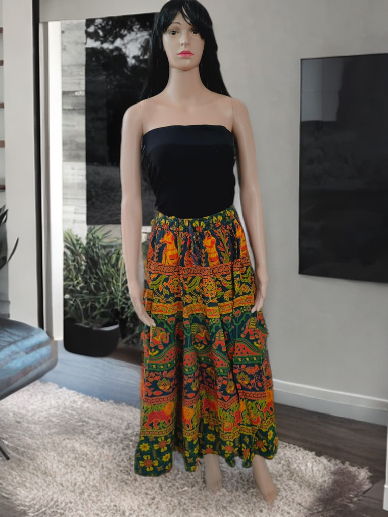 Tribal Tales Jaipuri Cotton Skirt 