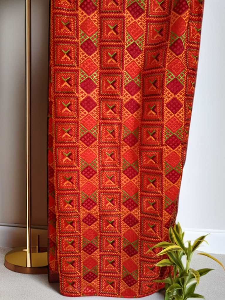 Bageecha Phulkari Dupatta – “Geometry of Joy, Heritage in Thread”